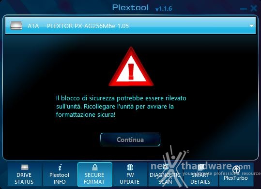 Plextor M6e Black Edition 256GB 3. Firmware - Trim - Plextool 4