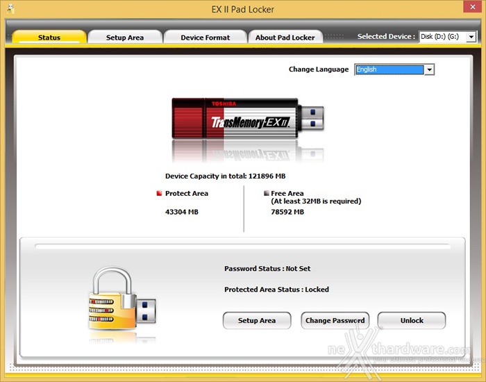 Toshiba TransMemory-EX II 128GB 2. Firmware e software in dotazione 10