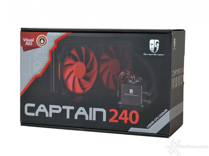 Gamer Storm Captain 240 1. Confezione e bundle 1