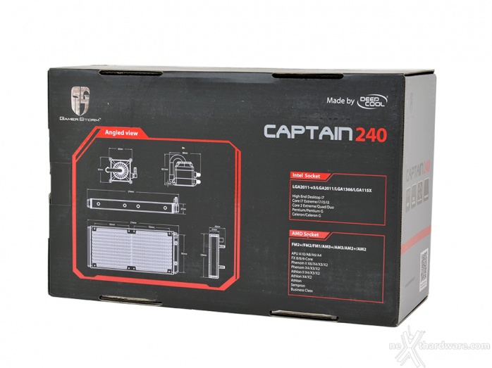 Gamer Storm Captain 240 1. Confezione e bundle 2