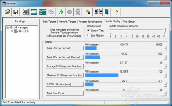 Corsair Flash Voyager GTX 128GB 6. IOMeter sequenziale 3