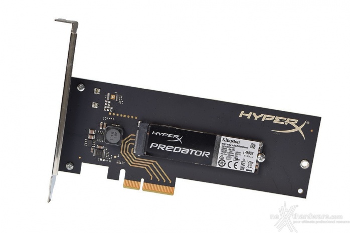 HyperX Predator  PCIe 480GB 2. Visto da vicino 1