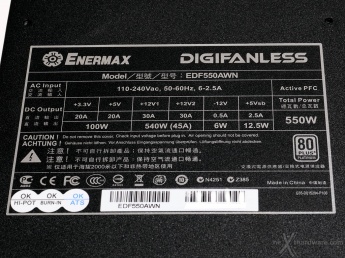 ENERMAX Digifanless 550W 2. Visto da vicino 7