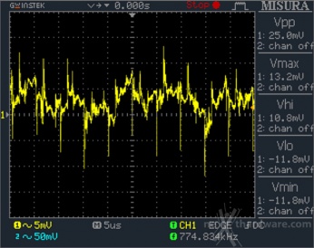 ENERMAX Digifanless 550W 12. Accensione e ripple 7