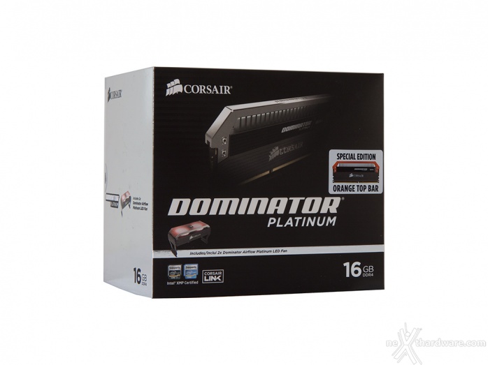 Corsair Dominator Platinum DDR4 3400MHz LE Orange 1. Packaging & Bundle 1