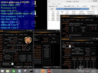 Corsair Dominator Platinum DDR4 3400MHz LE Orange 6. Test di stabilità 3