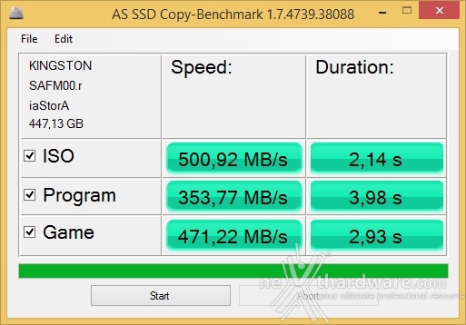 HyperX Savage 480GB 12. AS SSD Benchmark 4