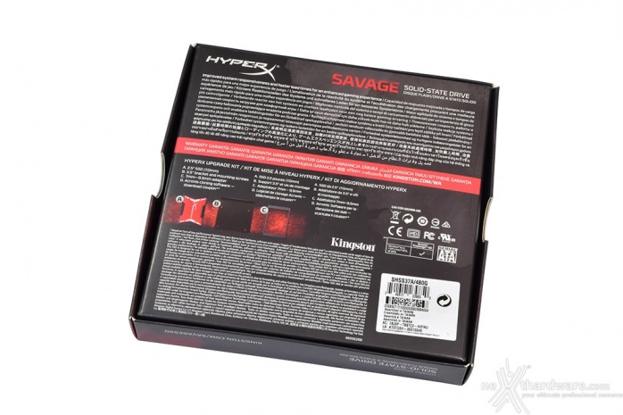 HyperX Savage 480GB 1. Packaging & Bundle 2