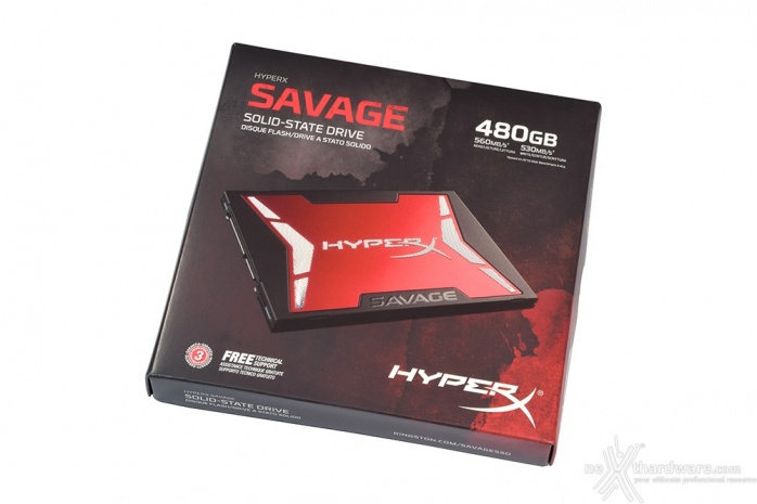 HyperX Savage 480GB 1. Packaging & Bundle 1