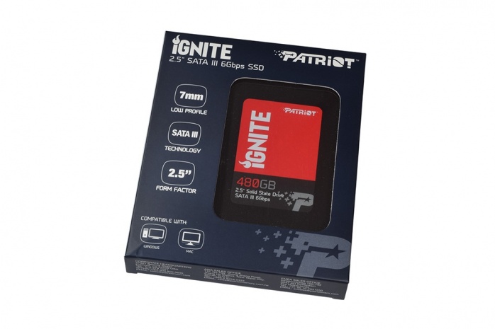 Patriot Ignite 480GB 1. Packaging & Bundle 1