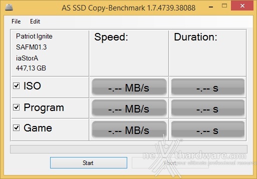 Patriot Ignite 480GB 12. AS SSD Benchmark 2