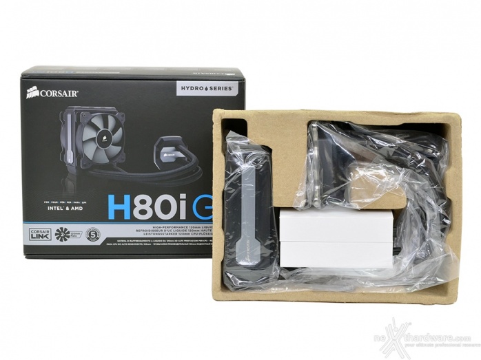 Corsair H80i GT & H100i GTX 1. Confezione e bundle 3