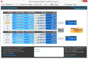 Corsair Neutron XT & Force LS 480GB 14. Anvil's Storage Utilities 1.1.0 4