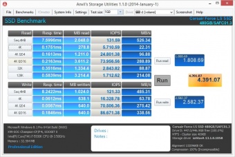 Corsair Neutron XT & Force LS 480GB 14. Anvil's Storage Utilities 1.1.0 6