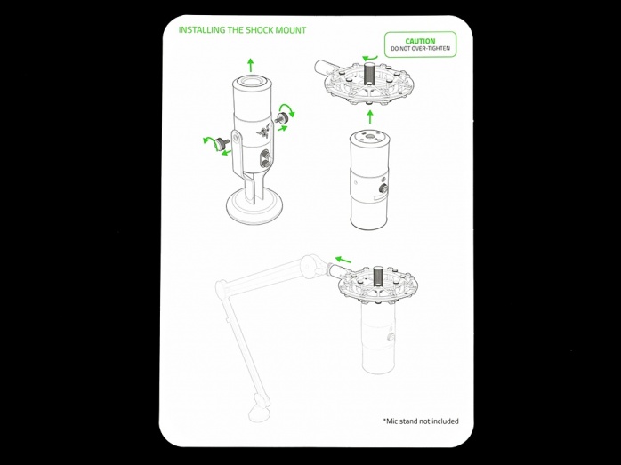 Razer SEIREN PRO 5. Accessori - Shock Mount 2