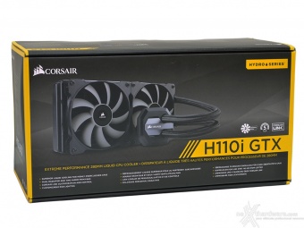 Corsair H110i GTX 1. Confezione e bundle 1