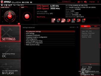 MSI Z170A GAMING M7  7. UEFI BIOS  -  Impostazioni generali 4