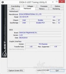 EVGA Z170 Classified 4-Way 14. Overclock 7