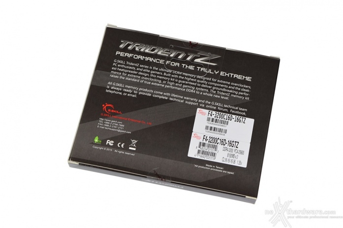 G.SKILL Trident Z 3200MHz 16GB 1. Packaging & Bundle 2