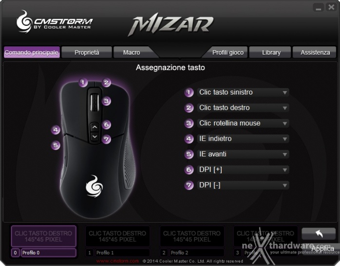 CM Storm Quick Fire Rapid-i, Mizar & SWIFT-RX XL 7. Mizar - Software di gestione 1