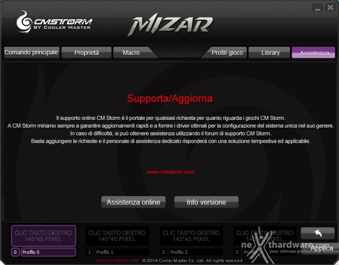 CM Storm Quick Fire Rapid-i, Mizar & SWIFT-RX XL 7. Mizar - Software di gestione 7