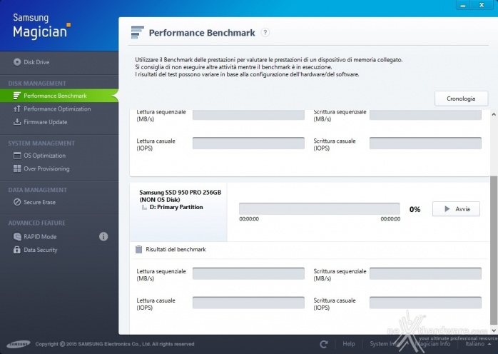 Samsung 950 PRO 256GB 3. Driver NVMe - TRIM - Samsung Magician  8