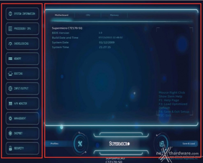 Supermicro C7Z170-SQ 7. UEFI BIOS - Impostazioni generali 1