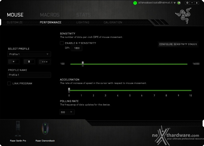 Razer Diamondback 5G 4. Razer Synapse 2.0 2