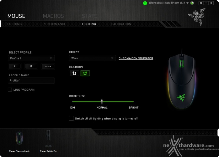Razer Diamondback 5G 4. Razer Synapse 2.0 3