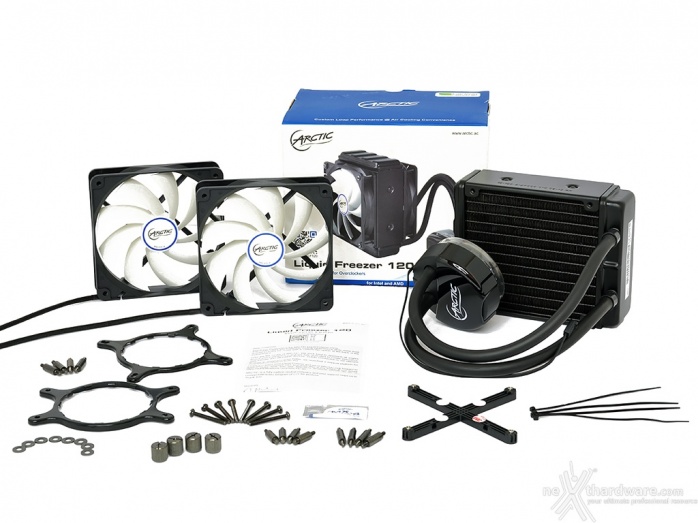 Arctic Liquid Freezer 120 & 240 1. Confezione e bundle 4