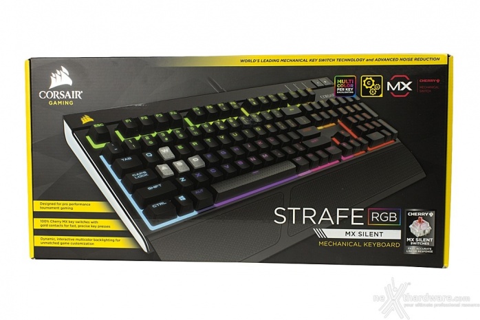 Corsair STRAFE RGB MX Silent & SCIMITAR RGB 1. Unboxing 1