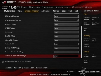 ASUS MAXIMUS VIII EXTREME 8. UEFI BIOS - Extreme Tweaker 13