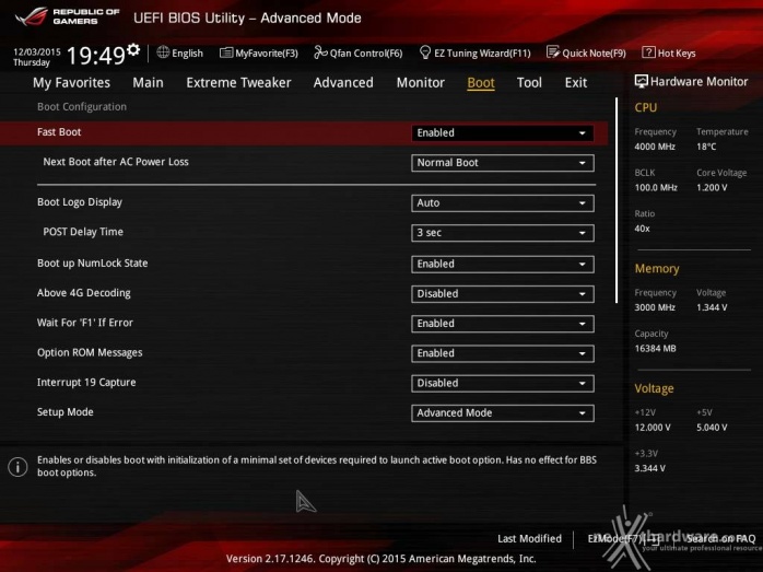 ASUS MAXIMUS VIII EXTREME 7. UEFI BIOS  -  Impostazioni generali 10