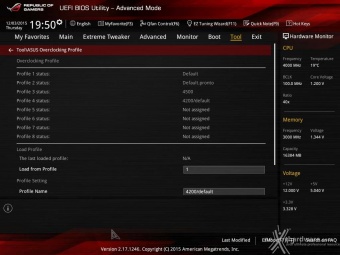 ASUS MAXIMUS VIII EXTREME 7. UEFI BIOS  -  Impostazioni generali 15