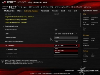 ASUS MAXIMUS VIII EXTREME 8. UEFI BIOS - Extreme Tweaker 1