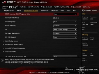 ASUS MAXIMUS VIII EXTREME 8. UEFI BIOS - Extreme Tweaker 11