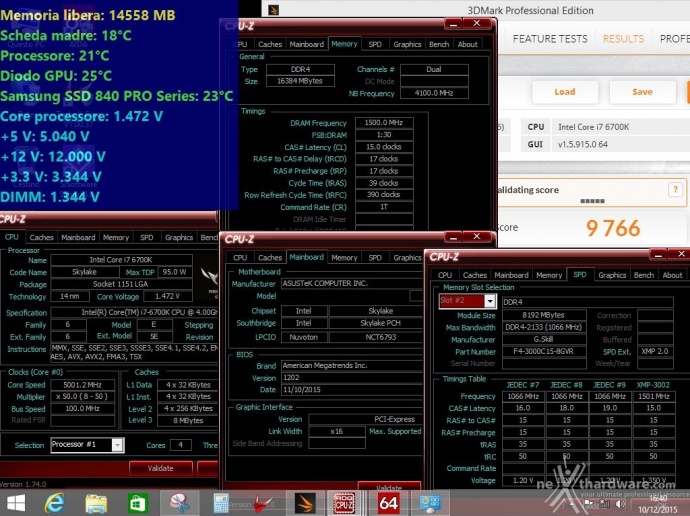 ASUS MAXIMUS VIII EXTREME 15. Overclock 2