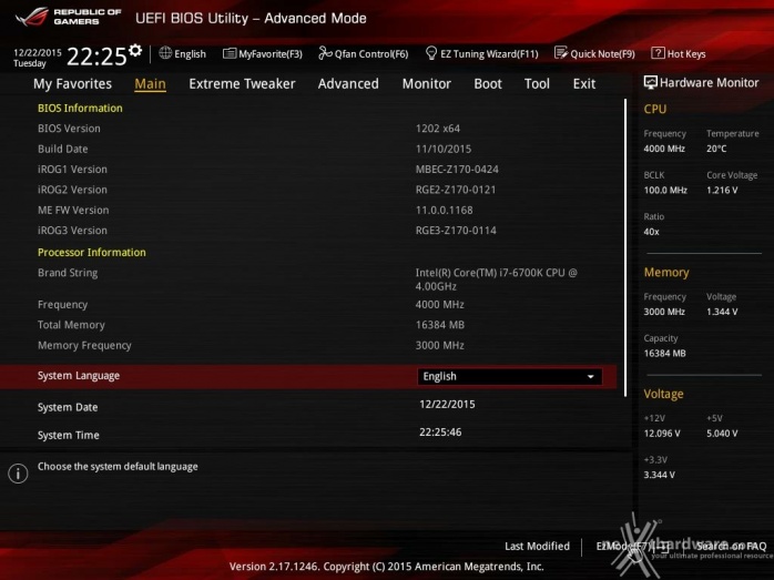 ASUS MAXIMUS VIII IMPACT 7. UEFI BIOS  -  Impostazioni generali 5