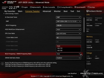 ASUS MAXIMUS VIII IMPACT 8. UEFI BIOS - Extreme Tweaker 4