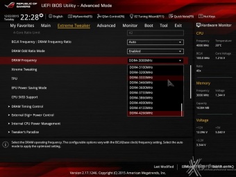 ASUS MAXIMUS VIII IMPACT 8. UEFI BIOS - Extreme Tweaker 2