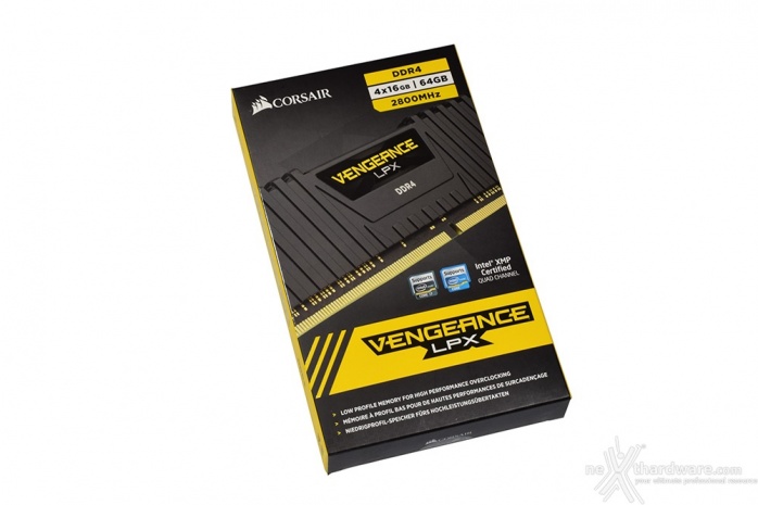Corsair Vengeance DDR4 LPX 2800MHz 64GB 1. Packaging & Bundle 1