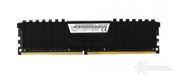 Corsair Vengeance DDR4 LPX 2800MHz 64GB 2. Presentazione delle memorie 3