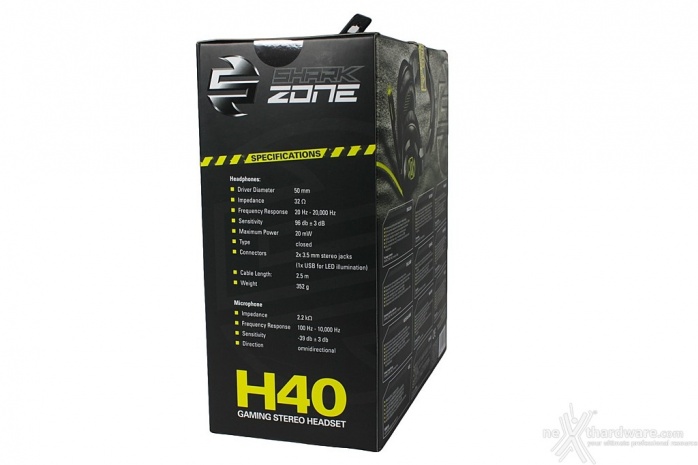 Sharkoon SHARK ZONE H40 1. Unboxing 2