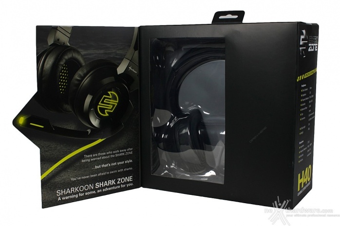 Sharkoon SHARK ZONE H40 1. Unboxing 3