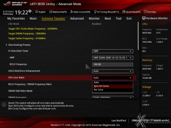 ASUS MAXIMUS VIII FORMULA 8. UEFI BIOS - Extreme Tweaker 1