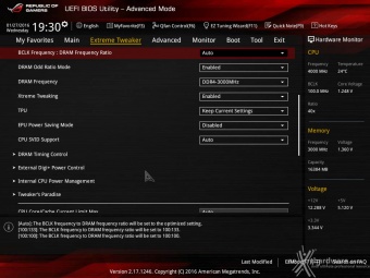 ASUS MAXIMUS VIII FORMULA 8. UEFI BIOS - Extreme Tweaker 11