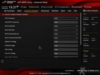 ASUS MAXIMUS VIII FORMULA 8. UEFI BIOS - Extreme Tweaker 12