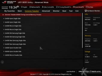 ASUS MAXIMUS VIII FORMULA 8. UEFI BIOS - Extreme Tweaker 18