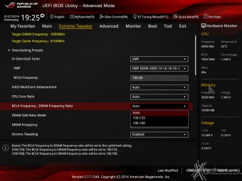 ASUS MAXIMUS VIII FORMULA 8. UEFI BIOS - Extreme Tweaker 4