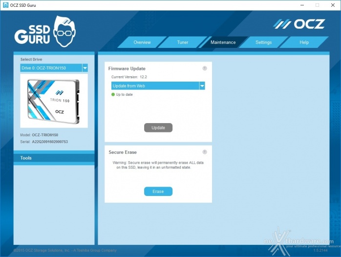 OCZ Trion 150 240GB & 480GB 3. Firmware - TRIM - SSD Guru 3